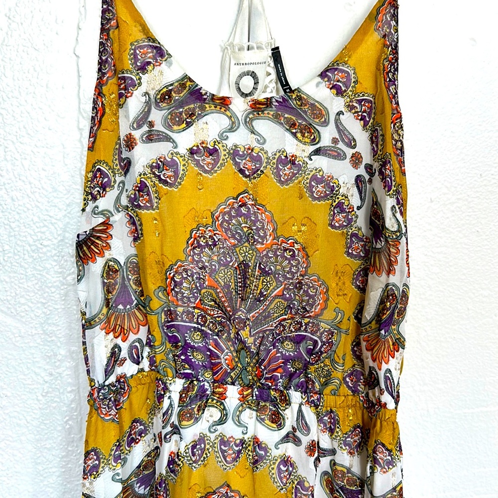 Anthropologie Medallion Maxi Dress by Akemi + Kin Sz. Large